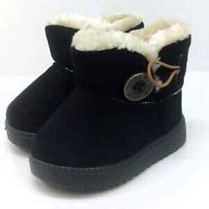 FAUX FUR BLACK BOOTS UNISEX
